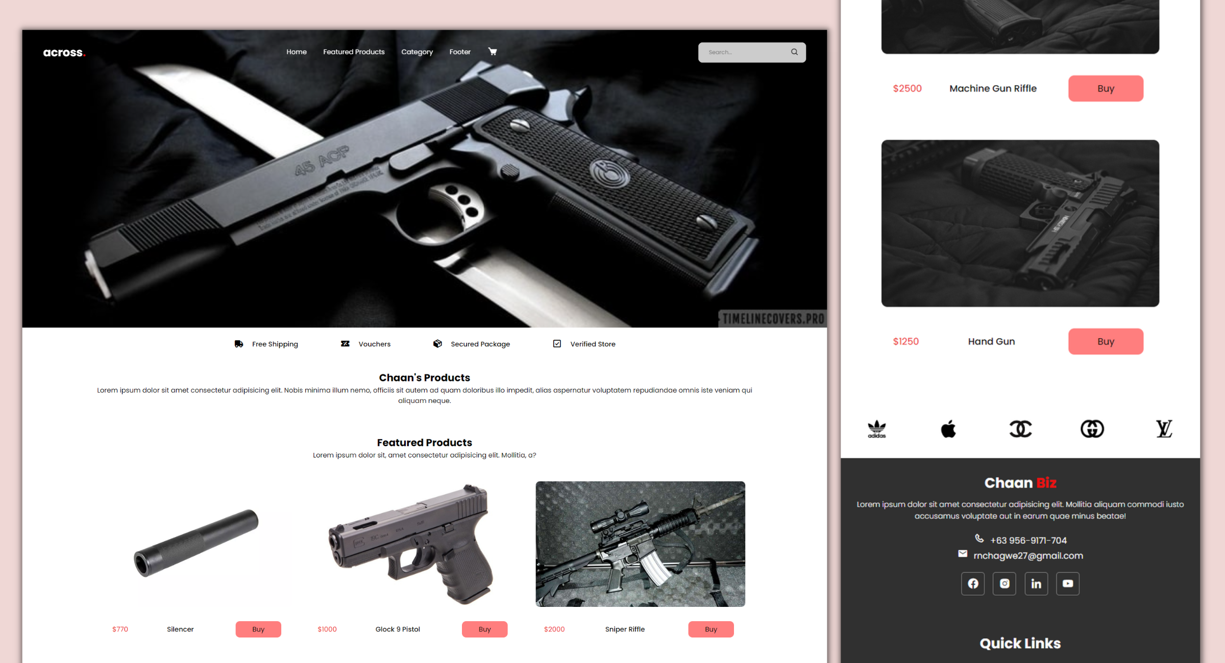 Gun shop picture image
